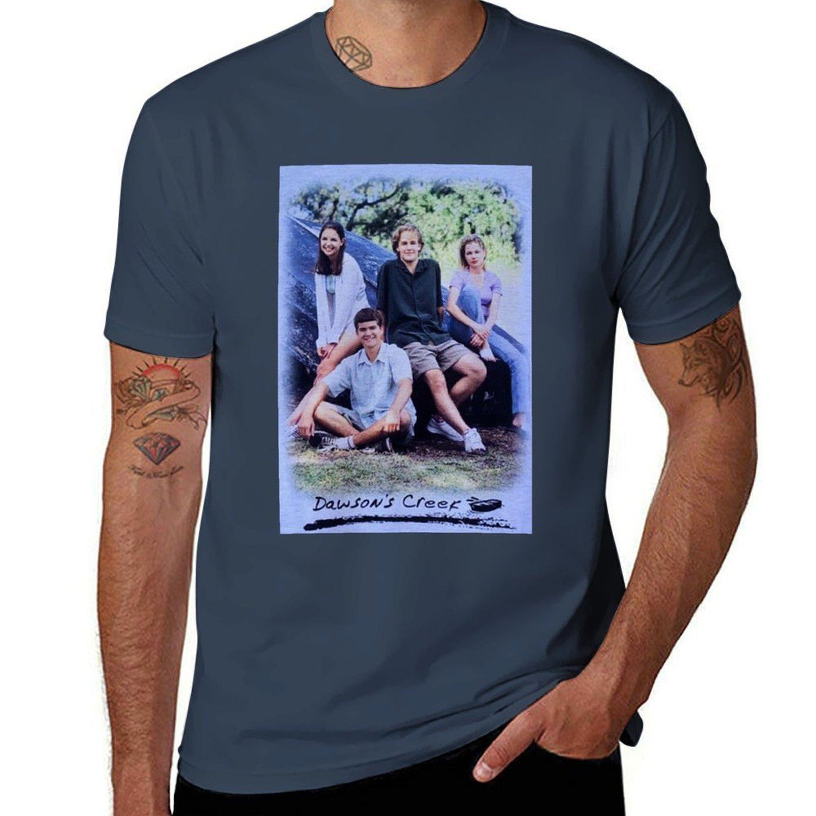 Dawsons Creek Inspired Tshirt Summer Print Short Sleeve Tee S