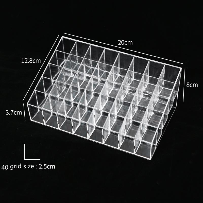 Lippenstift Schminkaufbewahrungskoffer Für Kosmetik Parfüm Aufbewahrung Acryl Make-up Transparent Make-up Organizer Kosmetikhalter Box
