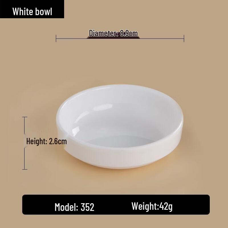 ZISIZ Commercial Melamine Sauce Dish