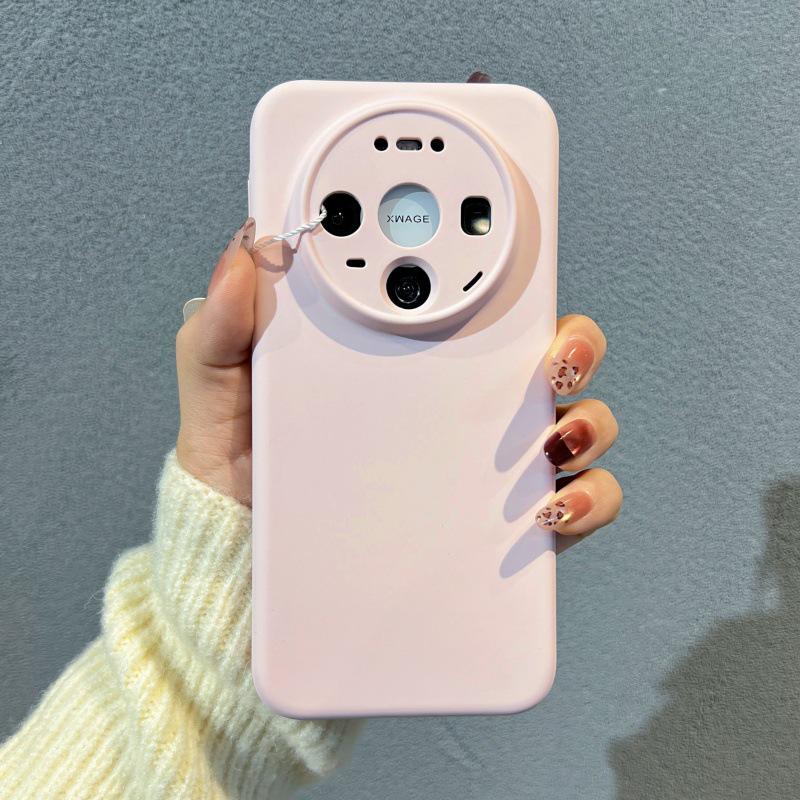 Compatible with Huawei Mate 80 Pro: Liquid Silicone Phone Case, Full Lens Coverage, Solid Color Protection