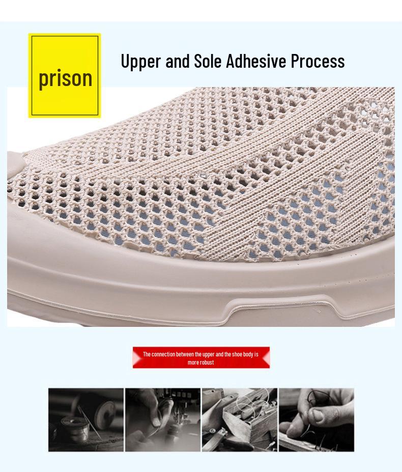 2025 Men's Summer Breathable Mesh Slip-On Sports Shoes