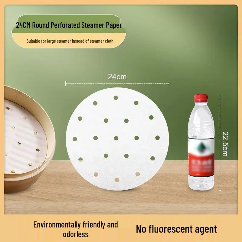 Non-Stick Disposable Steamer Paper for Buns & Mantou