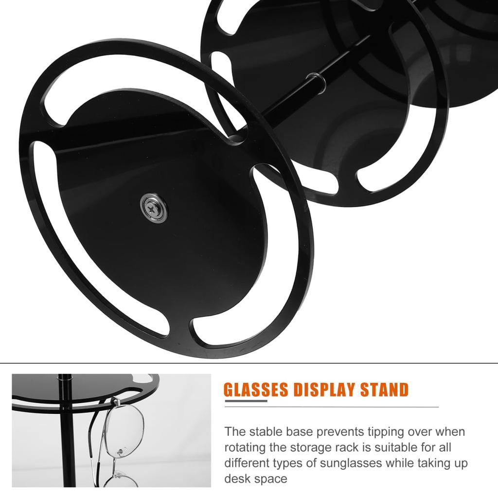 LEDMOMO Eyeglasses Sunglasses Acrylic Eyeglasses Eyeglass Eyeglass Sunglasses Glasses Display Display Stylish Display Stand Stand, Double-Layer Stand,