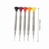 5Pcs Micro Mini Precision Screwdriver 5 Blades Non-slip Watch Repair Kit Boxed Cross & Flat Screw Driver Set Strap Disassembly