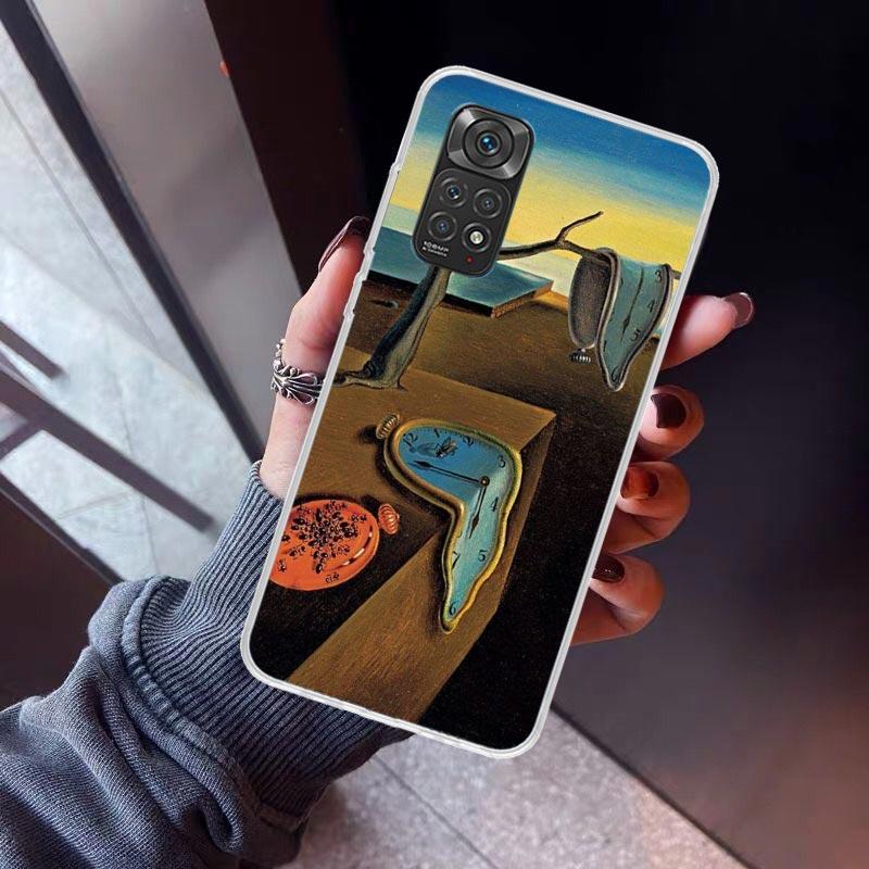 Salvador Dali Kunst Handyhülle Für Xiaomi Redmi Note 15 14 14S 13 12S 12 Pro Plus 11S 11 10S 10 4G Hülle 11E 11T 5G Druck Fundas R