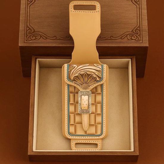 Batı Eyeri Telefon Tutucu Suni Deri Kılıf Eyerlere Uyar Kovboy Tasarımlı Ayarlanabilir Tokalı Askılı Telefon Kılıfı Binicilik Çiftlik Rodeo İçin