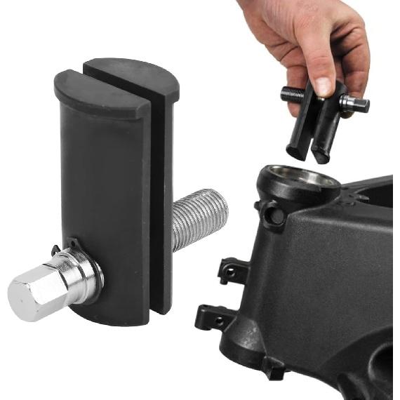 Steering Neck Bearing Race Remover,Motorcycle Steering Neck Bearing Race Removing Tool Universal for 1‑1/8in to 2‑5/8in ID Races