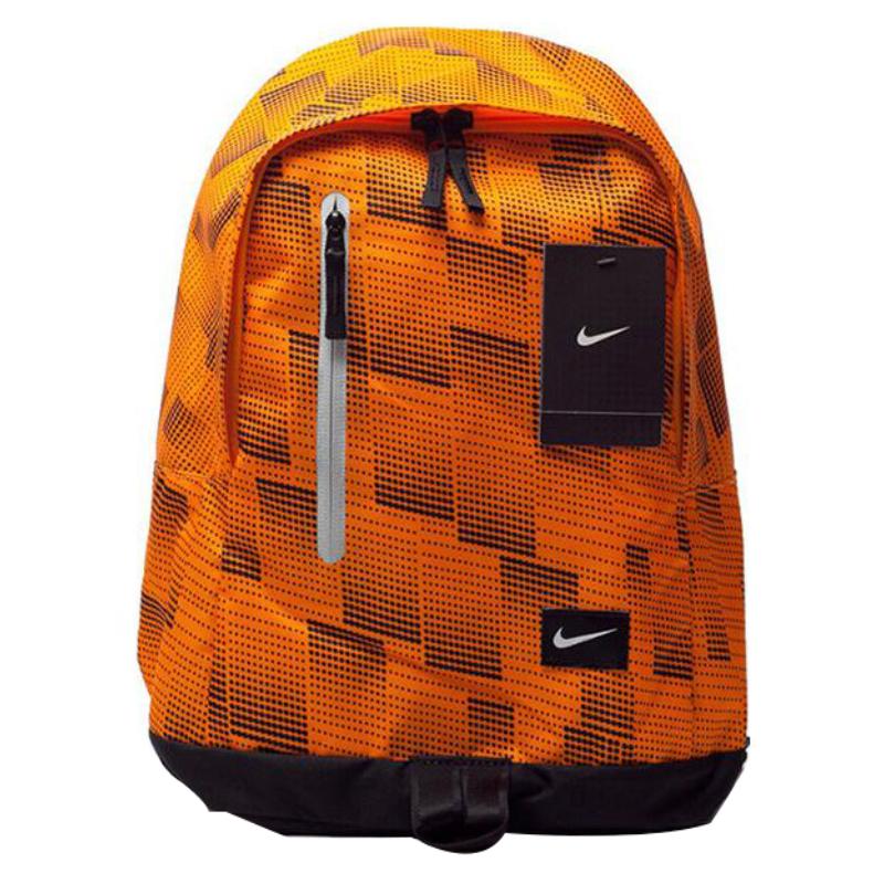 Nike Polyester Backpack Unisex Orange Casual BA4856-868