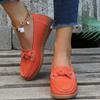 Autumn new casual shoes Doudou shoes large size women's shoes flat heel middle-aged mother shoes women's single shoes