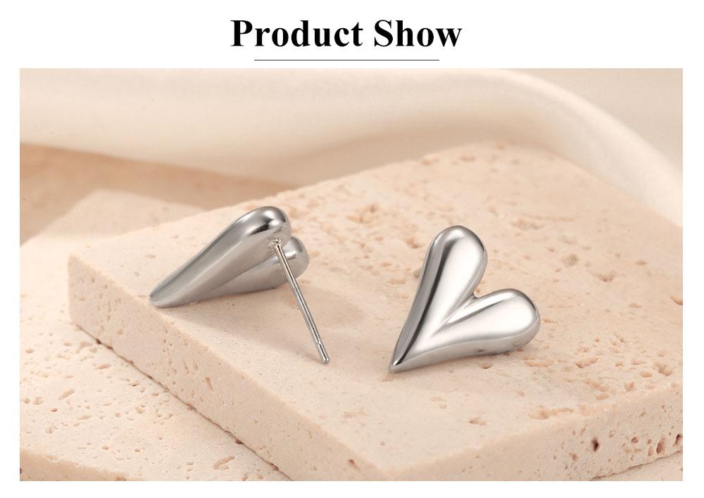 Cazador Stainless Steel Heart Women's Earrings Drop Dangle Earrings Jewelry 2026 Trend Wedding Party Birthday Gift New Wholesale