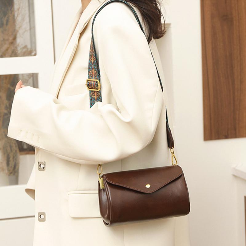 New  Fashion Multi-Function Large-Capacity Shoulder Bag Messenger Bag  Solid Color Luxury Bags Women