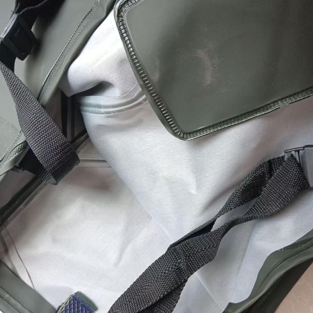 Men's One-Piece Wading Suit: Waterproof Thickened Pants with Integrated Rain Boots for Fishing