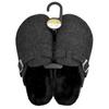 Slumberzzz Womens/Ladies Fur Lined Felt Mule