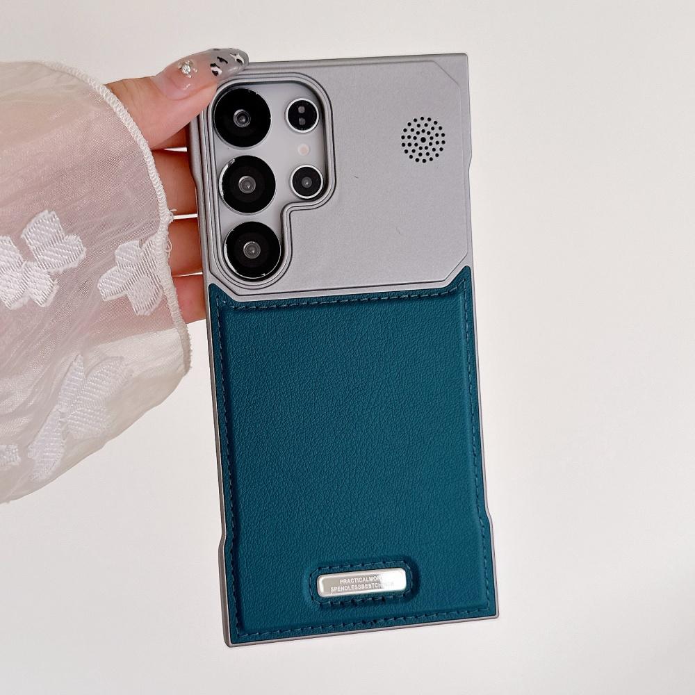 Luxury Magnetic PU Leather Aromatherapy Case For For Samsung S25 Ultra S24 Plus S23 S22 Frameless For Magsafe Wireless Charge Cover