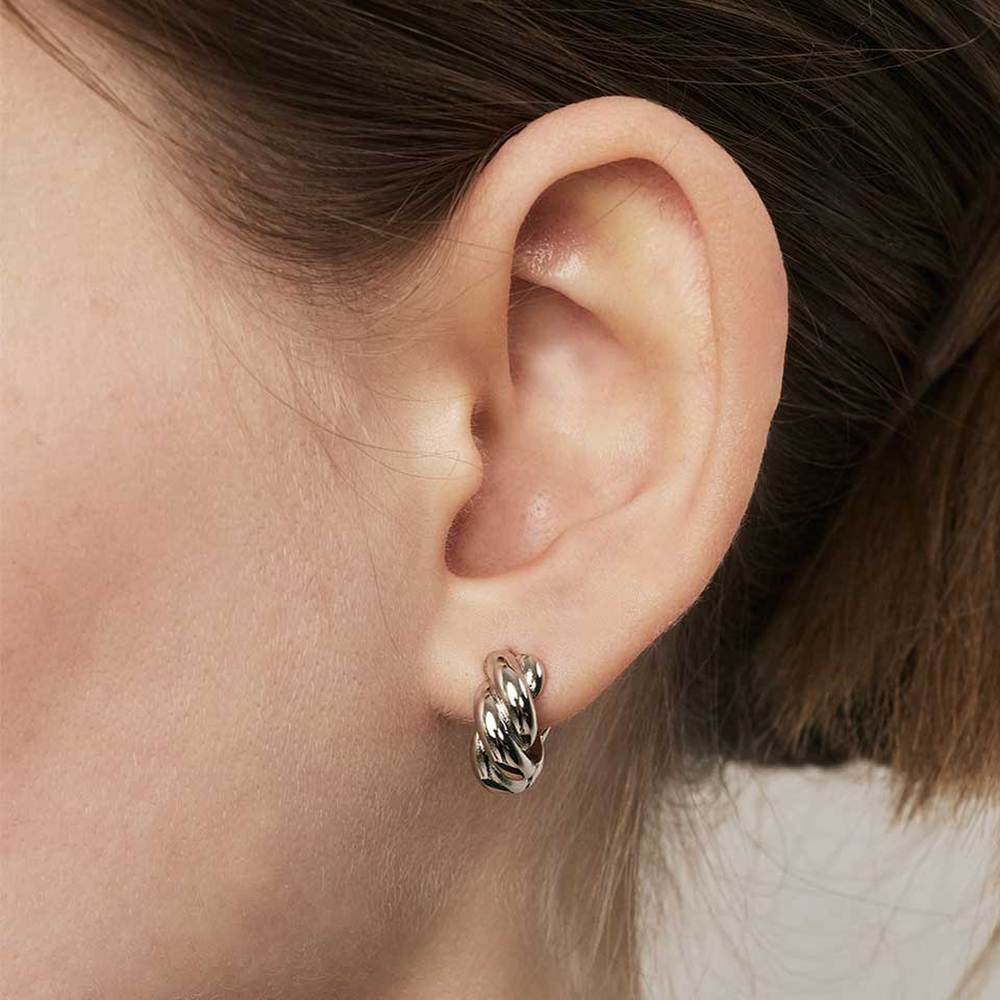 

[Hei][Worn by Yewon and Uhm Ji-yoon] Over Twist One-Touch Earring