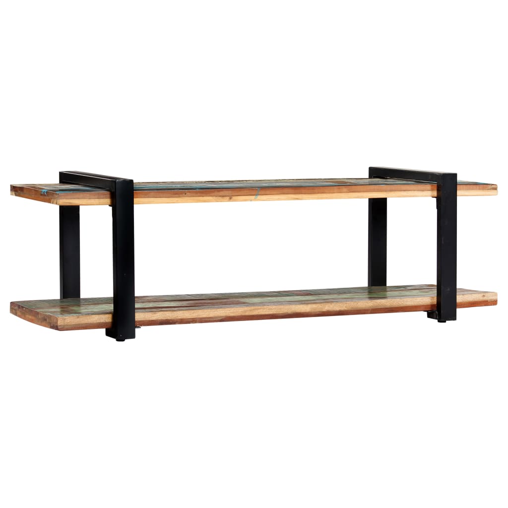 Vidaxl Szafka Pod Tv, 130 X 40 X 40 Cm, Lite Drewno Z Odzysku