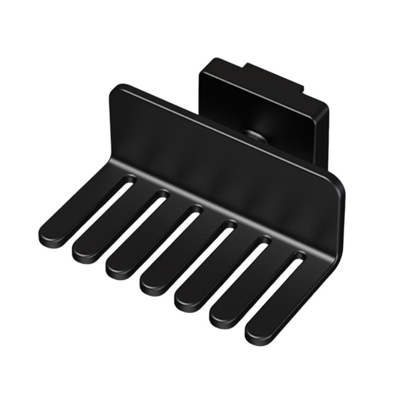 

Защищенный от царапин, экономящий место, настенный держатель для ремешков смарт-часов, органайзеры из АБС-пластика, поддержка нескольких устройств, простая установка чёрный