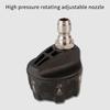 Ugelli Lancia Idropulitrice 6 in 1, Con Attacco Rapido da 1/4 di Pollice, Ugello Rotante a 0 15 25 40 Gradi per Irrigazione, Risciacquo, Sapone