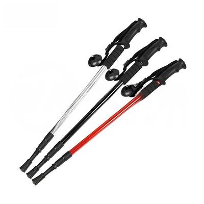 Anti-Slip Shock Absorbing Aluminum Trekking Stick for Hiking and Elderly Use