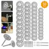 50Pcs Diamond Cutting Wheel Kit for Rotary Tools Die Grinder Metal Cut Off Disc