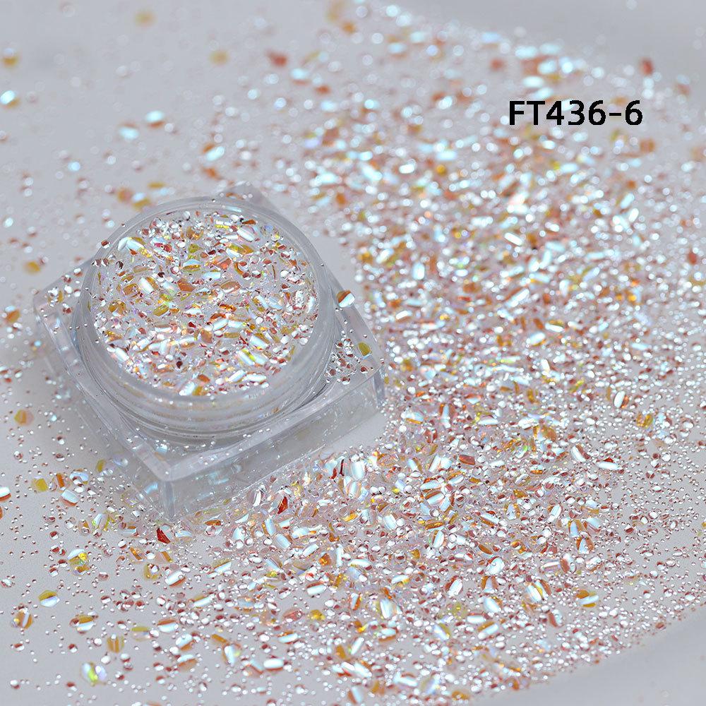 Super Flash Iridescent Nail Art Glitter: Ultra-Thin, Translucent, Resin Drip, Hemp Flowing, Oil-Filled Glitter