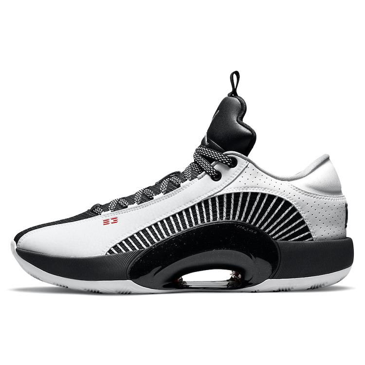 New JORDAN 35 Low 'White Black' CW2460-101