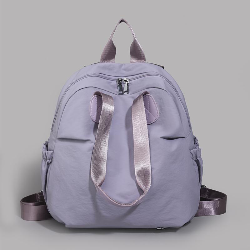 Nylon Backpack Women's Large Capacity Lightweight Schoolbag Student Travel Backpack
