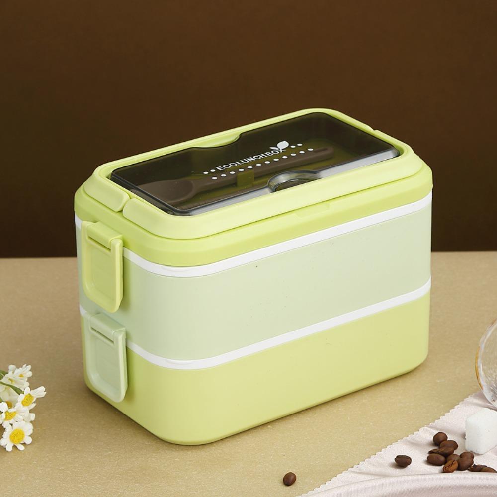 Multi-Layer Food Storage Container Foldable Handle Food Boxes 304 Stainless Steel Lunch Box  Worker