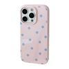 Ins Pink Blue Polka Dots for Apple 16 Mobile Phone Case for IPhone17pro Max Korean Style 14 Soft Case 13 Simple