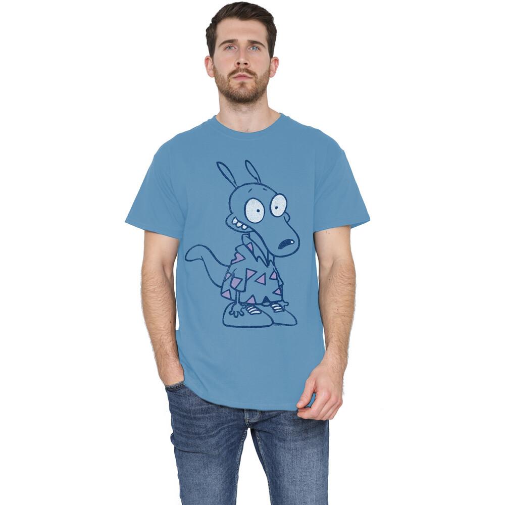 Rocko S Modern Life Rocko Shirt T-Shirt S-2XL Carolina Blue XXXL