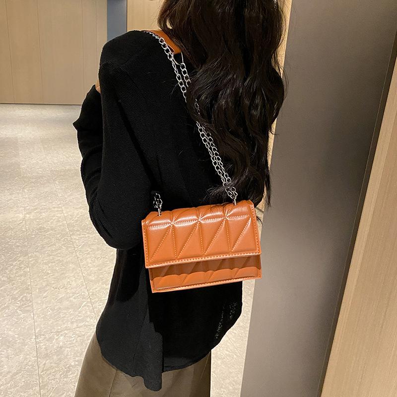 Designer Fashion Women Shoulder Bag Ladies PU Leather Handle Handbags Chain Strap Crossbody Bags for Women