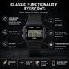 Casio F91W Digital Watch Waterproof LED Light Stopwatch 1/100 Sec Black/White Minimalist Design