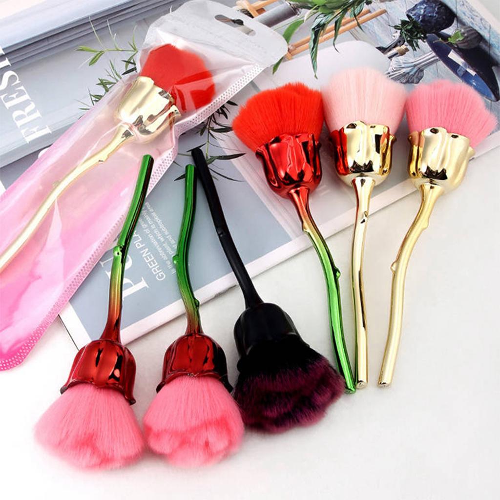 Rose Makeup Brush Large Single Powder Brush Beauty Tool New Nail Makeup Brush.
