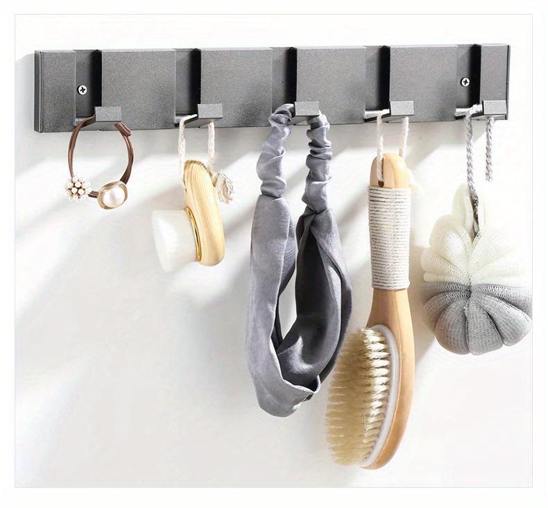 3/4/5 Hooks Hidden Folding Hooks On The Wall Behind The Hit Hole Luxurious Hanging