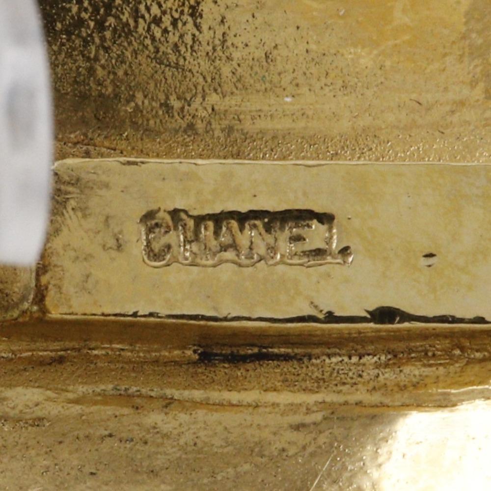 Chanel Cercei COCO Mark Matelasse vintage Aur placat 41g Femei Folosit