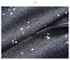 2025 Winter Elegant High-Waist Mid-Length Sequin Wool Slit Skirt for Women