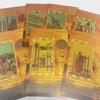 Gold Foil Waterproof Tarot Card Set with Full-Color Printing and Game Instructions