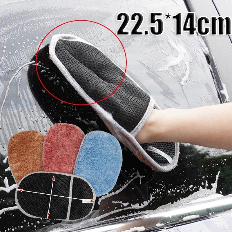 

Перчатки для чистки автомобиля Полотенце из микрофибры Синель Мягкие перчатки для мытья автомобиля Щетка для чистки окон Перчатка для чистки шин Duster Clearner