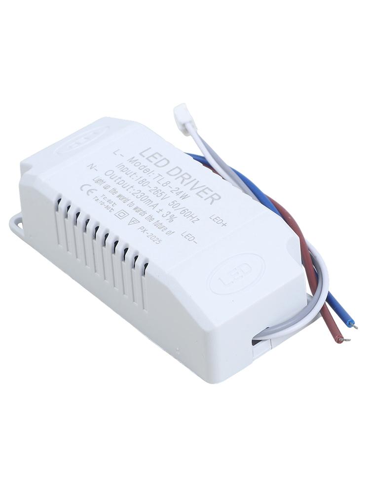 Safety Regulations Wide Pressure Large Plate LED Driver Electronic Transformer Two-position 8-24W DC90-140V240mA
