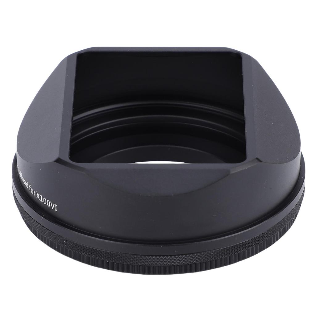   Metal Lens Hood Fit for Fuji X-E5  0VI Aluminium Alloy Retro Black Magnetic Camera Lens Shade