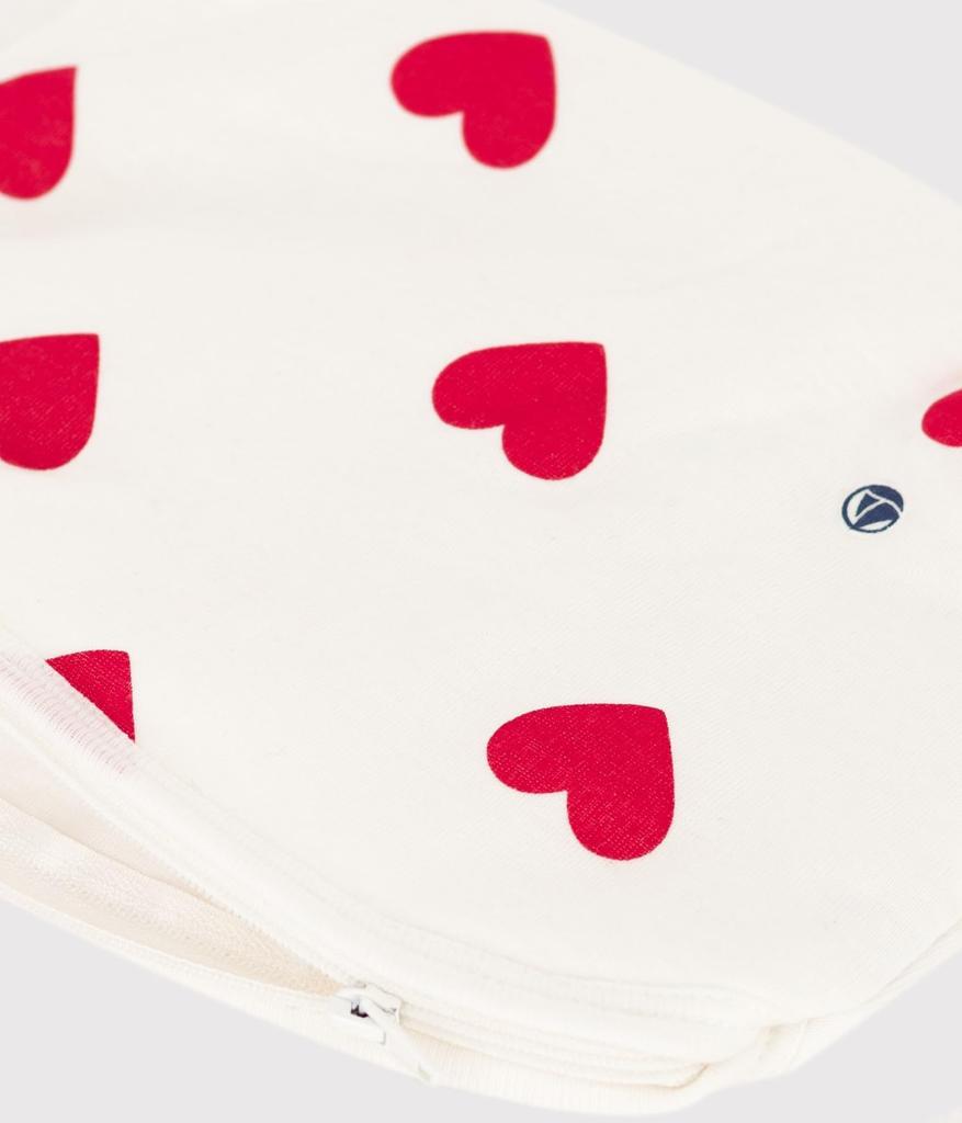 Printed Pouch A0BTE One Size [Petit Bateau] Off-white/Red