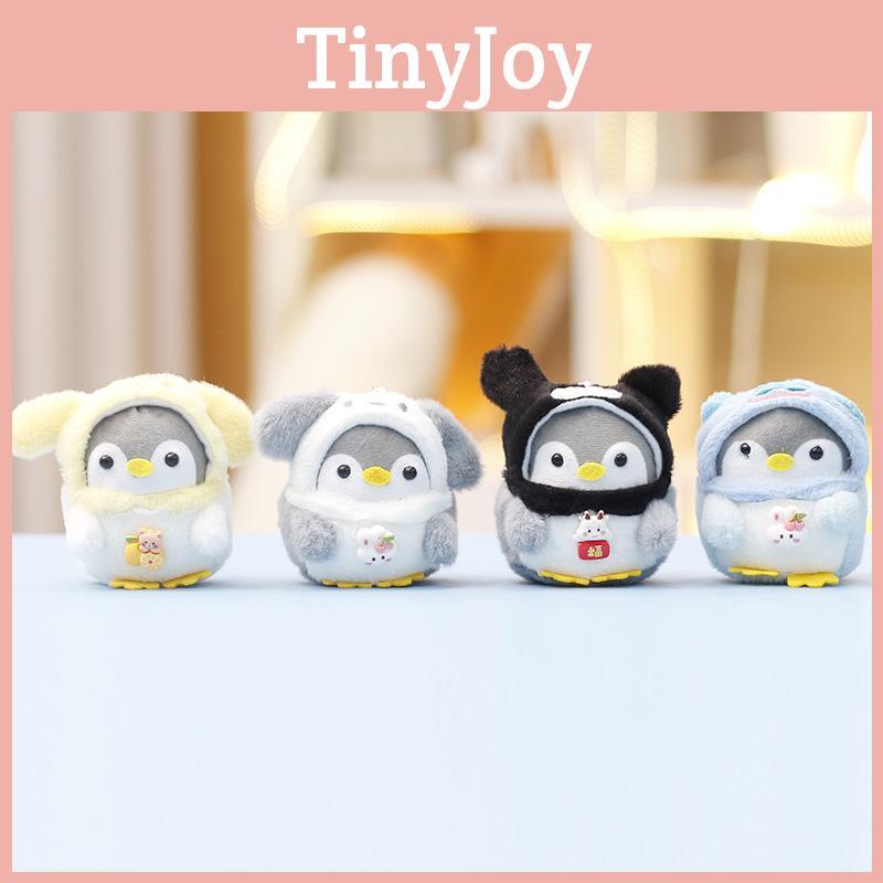 Penguin Cute Animal Plush Keychain With Short Pile Fabric For Decoration Gift