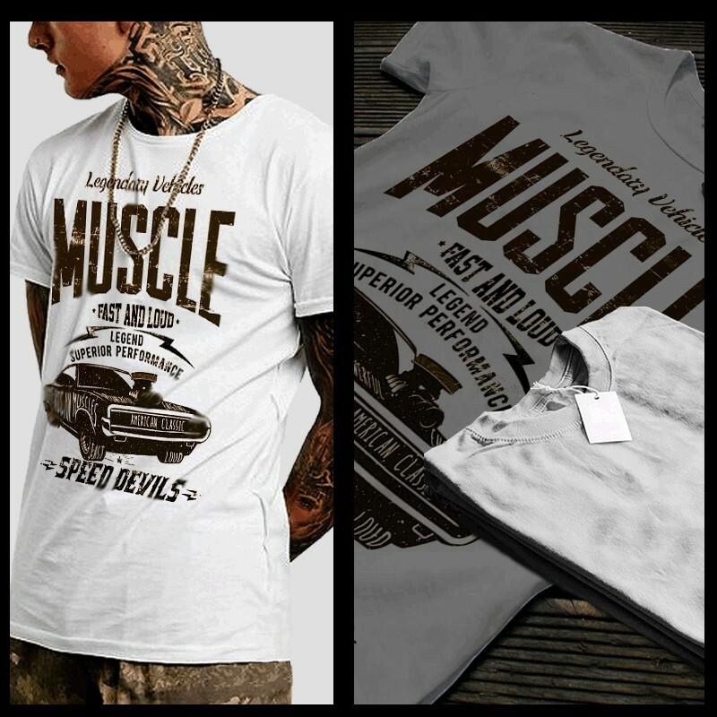 Car racing t-shirt American motor sport racing auto race drag ride XL White tee