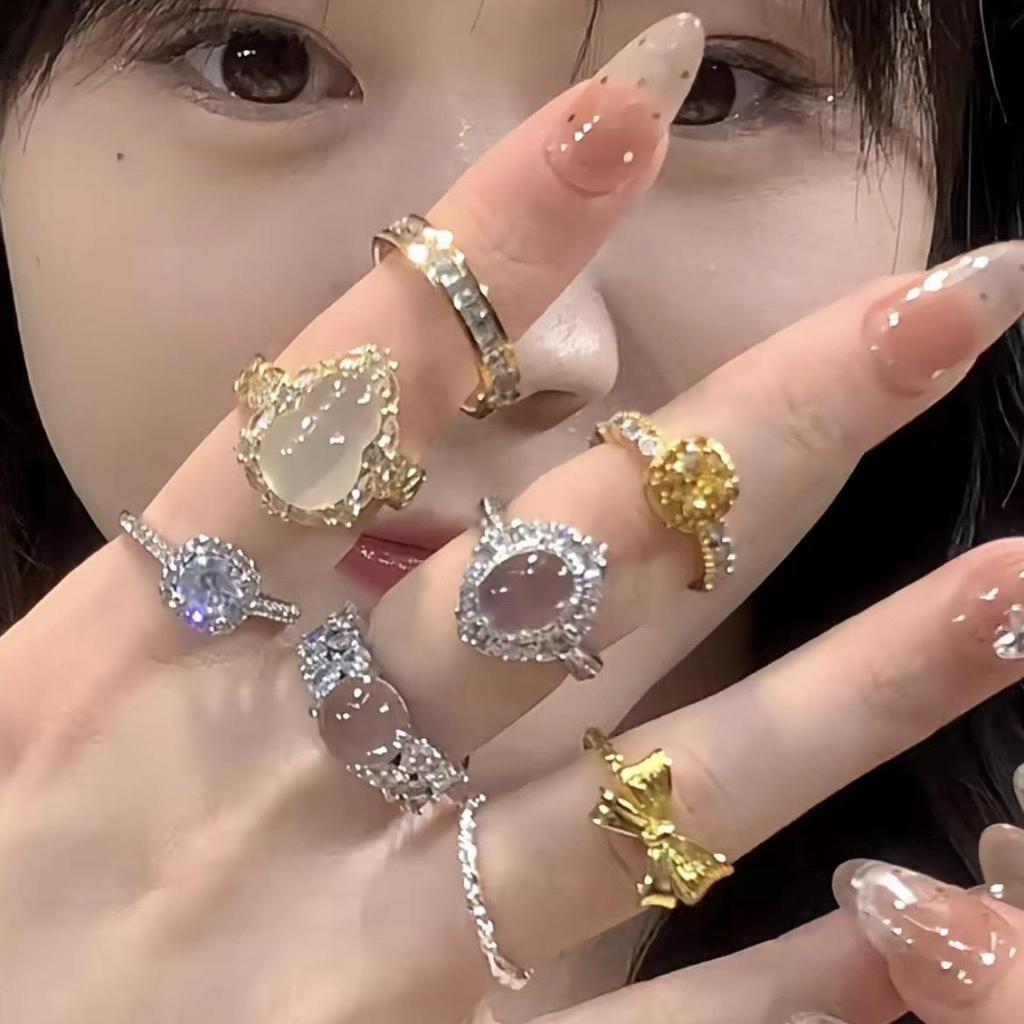 Eleganter Kürbis Zirkon Ring: High-End Modedesign für Frauen, Perfekt für den Zeigefinger und vielseitig tragbar