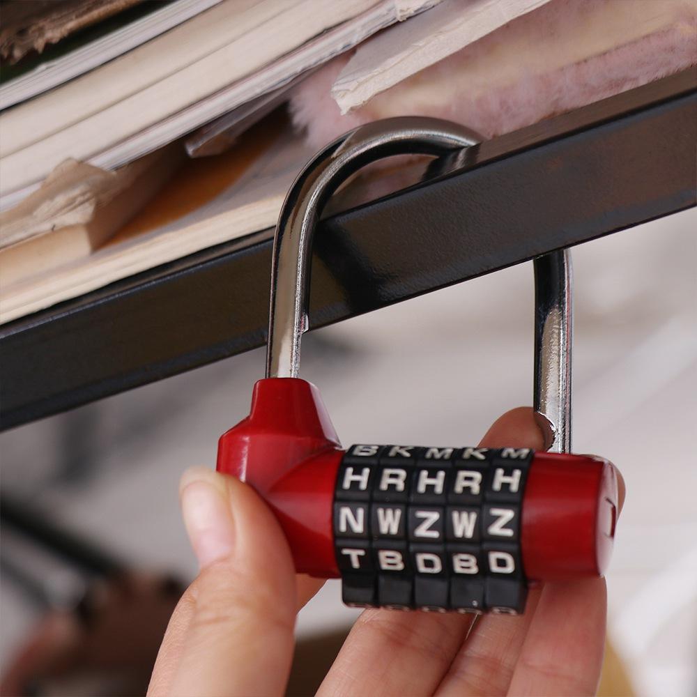 Security 5 Letter Combination Padlock Changeable Travel  Password Lock Code Password Lock  Toolbox