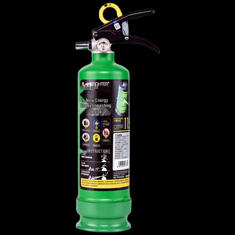 Flame Warrior 1L Lithium Battery & Multi-Purpose Fire Extinguisher