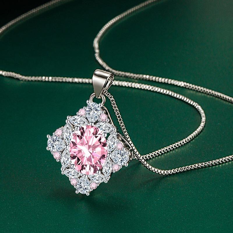 Sace Gems Collier pendentif classique de luxe en Zircon pour femmes, bijoux, cadeau de fête de promesse de mariage