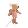 Kawaii Fabric Mouse Doll Thumb Doll Toy Cute Angel Wings Mouse Dolls Toys Soft Plush Toy Home Decoration For Kid Gifts