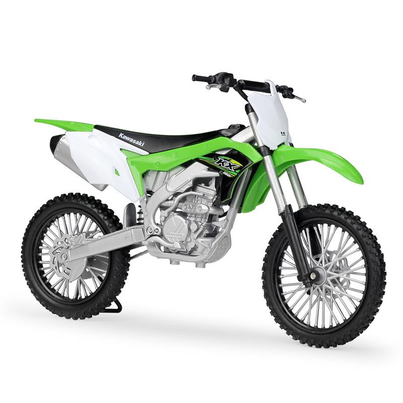 

WELLY 1/10 Kawasaki KX250F Сплав Уличный Спортивный Мотоцикл для Кросса Модель Литье под Давлением Спортивный Мотоцикл для Трассы Детская Игрушка Подарок зелёный