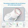 Motion Sensor Lamp Socket Smart LED Bulb Outlet E26/E27 Motion Activated Bulb Holder Adapter Auto Light Control For Garage Room